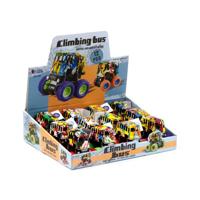 Stunt Graffiti Bus Frictie Duw/Trek Actiespeelgoed - thumbnail