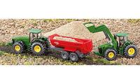 Siku 1982 John Deere met voorlader 1:50 - thumbnail