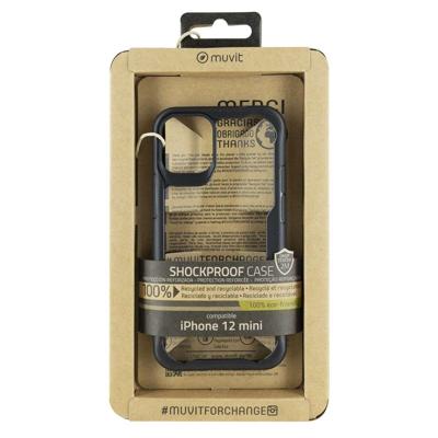 Telefoonhoes Muvit for Change iPhone 12 Mini Zwart Telefoonhoes Muvit for Change iPhone 12 Mini Zwart
