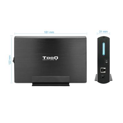 Hard drive hoes TooQ TQE-3531B 3,5" USB 3.0 Zwart 3,5" Hard drive hoes TooQ TQE-3531B 3,5" USB 3.0 Zwart 3,5"
