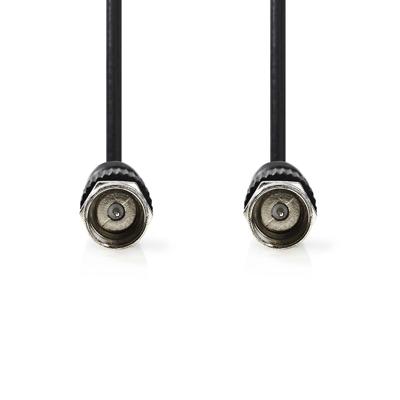 Nedis Satelliet- en Antennekabel | F-Male | F-Male | Vernikkeld | 75 Ohm | Dubbel Afgeschermd | 1.50 m | Rond | PVC | Zwart | Label - CSGL41000BK15 Nedis Satelliet- en Antennekabel | F-Male | F-Male | Vernikkeld | 75 Ohm | Dubbel Afgeschermd | 1.50 m | Rond | PVC | Zwart | Label - CSGL41000BK15