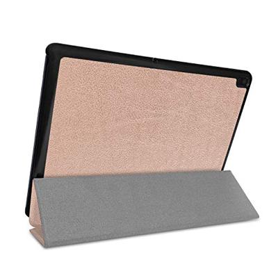 3-Vouw sleepcover hoes - Lenovo Tab E10 - Rose Goud