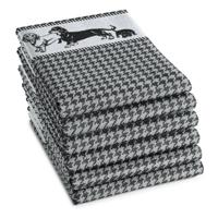 DDDDD DDDDD theedoek Saar zwart 60x65 (per stuk) - thumbnail