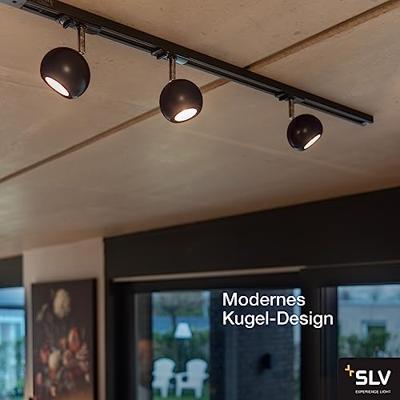 SLV 144010 230V-railsysteem lamp GU10 Zwart, Chroom SLV 144010 230V-railsysteem lamp GU10 Zwart, Chroom