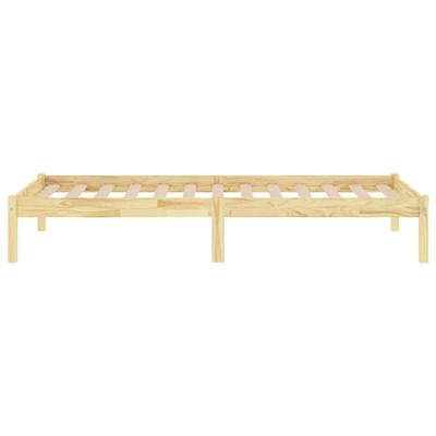 Bedframe massief hout 75x190 cm