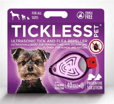 Tickless Pet minimaal 6 maanden bescherming Roze
