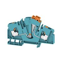 Weidmüller 2740010000 Testscheidingsserieklem Steekaansluiting Blauw 50 stuk(s) - thumbnail