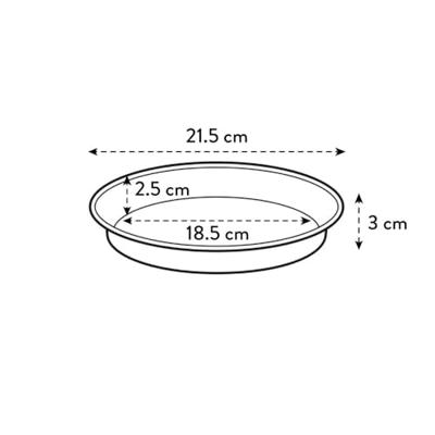 Elho Green Basics Plantenschotel Mild Terra Ø22cm