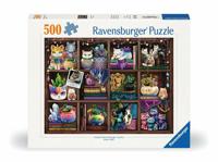 Ravensburger legpuzzel cubby cats and succulents, 500st. - thumbnail