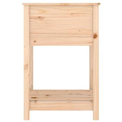 VidaXL Plantenbak met schap 54x54x81 cm massief grenenhout VidaXL Plantenbak met schap 54x54x81 cm massief grenenhout
