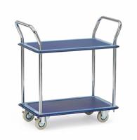 Fetra Hauptartikel 3112 Etagewagen Staal Poedercoating Laadvermogen (max.): 120 kg Stralend blauw (RAL 5007) - thumbnail