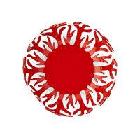 Alessi Schaal Mediterraneo - ESI01-29 - Rood - ø 29 cm - Design door Emma Silvestris - thumbnail