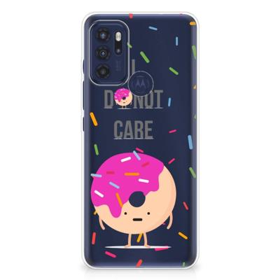 Motorola Moto G60s | Siliconen Case | Donut Roze Motorola Moto G60s | Siliconen Case | Donut Roze