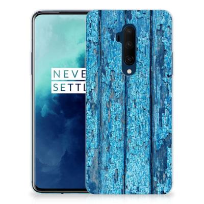 OnePlus 7T Pro | Bumper Hoesje | Wood Blue