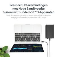 StarTech TBLT3MM1M Thunderbolt 3 Kabel Thunderbolt 3 Stecker auf Stecker, 20Gbit, 1m, schwarz - thumbnail