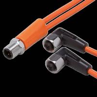 ifm Electronic EVT336 Verbindingskabel Aantal polen (sensoren): 4, 5 Stekker, recht, Bus, haaks 2 m 1 stuk(s) - thumbnail
