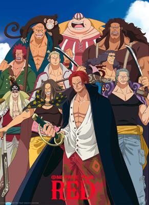 Poster One Piece - Red Hair Pirates 38x52cm Poster One Piece - Red Hair Pirates 38x52cm