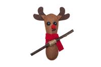 Beeztees Kerst Rendier Vilt/Matatabi kattenspeelgoed - thumbnail