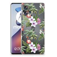Motorola Edge 30 Fusion | TPU Hoesje | Flamingo Palms - thumbnail
