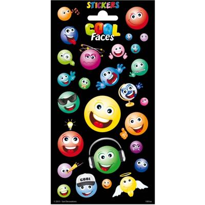 Totum Stickervel twinkle - coole gezichten