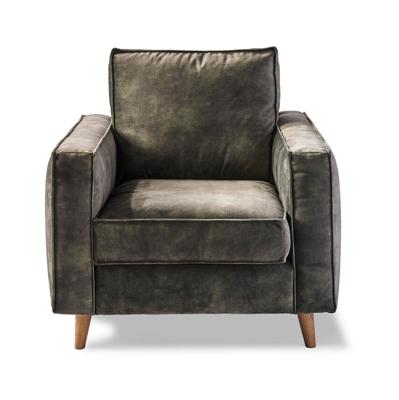 Rivièra Maison Fauteuil 'Kendall' Velvet, kleur Ivy