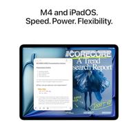 Apple iPad Air 13‑inch (M4): Liquid Retina-display, 128 GB, 12‑MP camera aan de voor- en achterkant, wifi 7 met Apple N1 + 5G mobiel internet, Touch ID – Blauw - thumbnail