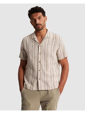 Cast Iron Twill Slub Stripe Csis2603232 Overhemd 8023 Aluminum