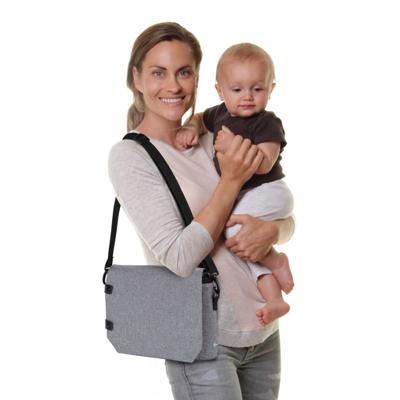 3-in-1 reisluiertas - DREAMBABY - Organizer voor kinderwagen en autostoeltje, luiertas met tabletvak - Geïsoleerd