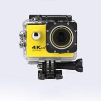 WIFI waterdichte actie camera fietsen 4K camera ultra duiken 60PFS kamera helm fiets cam Onderwatersport 1080P camera (geel) - thumbnail