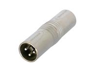 Neutrik NA3 M5M 5-pins XLR male naar 3-pins male XLR adapter - thumbnail