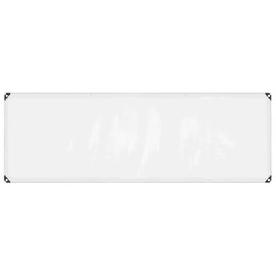 Doorzichtig zeildoek met zeilringen 1x3 m polyethyleen