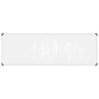 Doorzichtig zeildoek met zeilringen 1x3 m polyethyleen - thumbnail