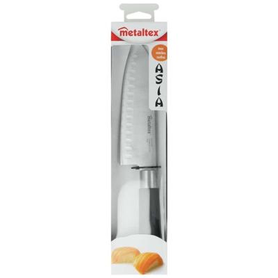 Metaltex asia santokumes 30 cm zwart/rvs