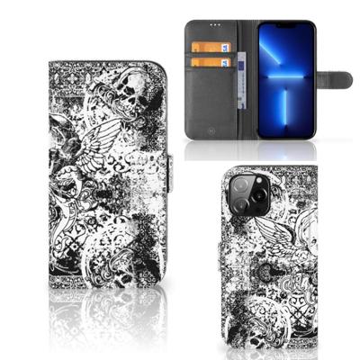 Telefoonhoesje met Naam iPhone 13 Pro Max Skulls Angel Telefoonhoesje met Naam iPhone 13 Pro Max Skulls Angel