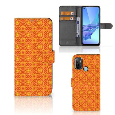 OPPO A53 | OPPO A53s | Telefoon Hoesje | Batik Oranje OPPO A53 | OPPO A53s | Telefoon Hoesje | Batik Oranje
