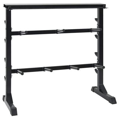 Halterrek Zwart 99 x 45 x 95.5 cm Poedergecoat staal