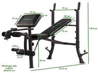 Tunturi WB40 Weight Bench l Halterbank - thumbnail