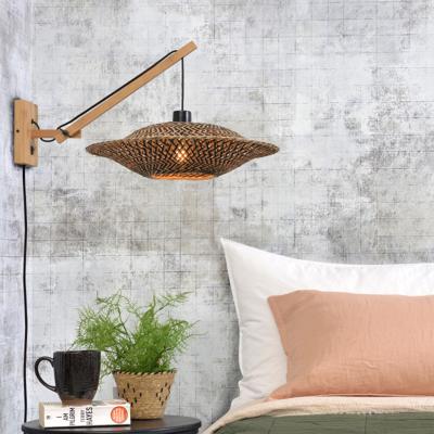GOOD&MOJO Wandlamp 'Bali' Small, Bamboe, kleur Naturel