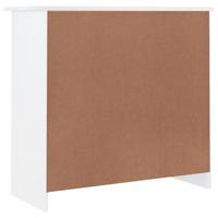 Dressoir ALTA 77x35x73 cm massief grenenhout wit - thumbnail