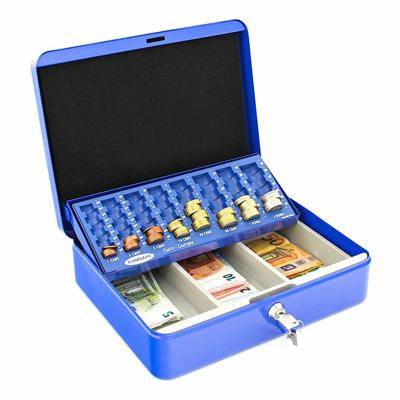 Geldkistje met handvat WIEN - Blauw