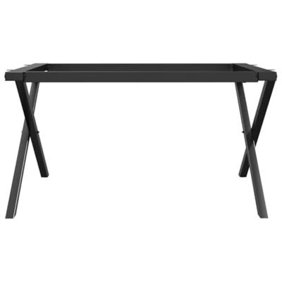 Salontafelpoten X-frame 80x70x43 cm gietijzer
