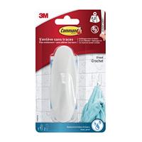 3M Command-badkamergrote designhaak (l x b x h) 105 x 38 x 38 mm Wit Inhoud: 1 stuk(s) - thumbnail