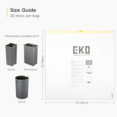 EKO afvalzak type d 18-21 liter rol met 20 afvalzakken - thumbnail