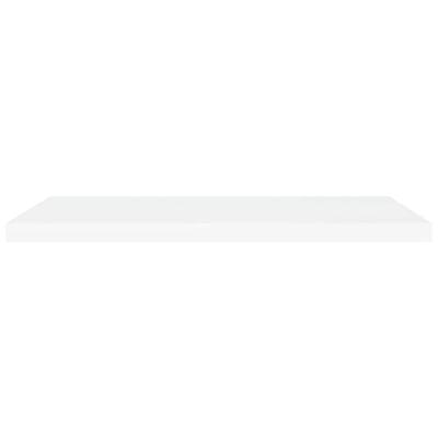 Wandschappen zwevend 2 st 90x23,5x3,8 cm MDF wit