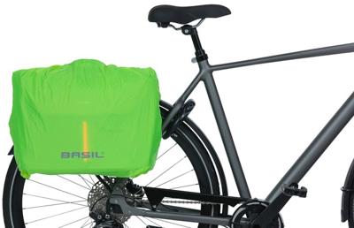 Basil b-safe commuter nordlicht - laptoptas - 17 liter - olijf groen