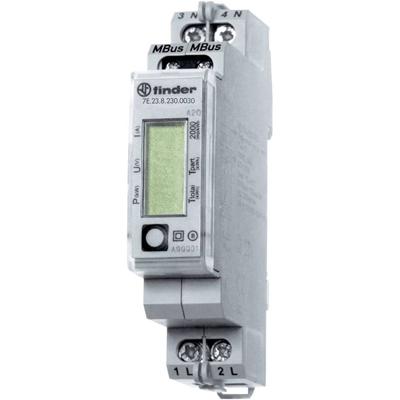 Finder 7E.23.8.230.0030 kWh-meter 1-fase Digitaal 32 A Conform MID: Ja 1 stuk(s) Finder 7E.23.8.230.0030 kWh-meter 1-fase Digitaal 32 A Conform MID: Ja 1 stuk(s)