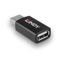 Lindy USB 2.0 Type A naar A Data Blocker met Batterij Opladen 1.2 - thumbnail