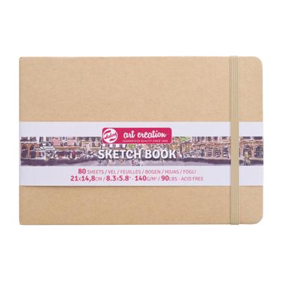 Schetsboek talens art creation 210x150mm kraft Schetsboek talens art creation 210x150mm kraft