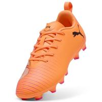 PUMA Future 8 Play Gras / Kunstgras Voetbalschoenen (MG) Kids Oranje Roze Zwart - thumbnail