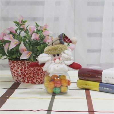 Cirkel vorm Santa Claus Candy Jar kerst decoratie